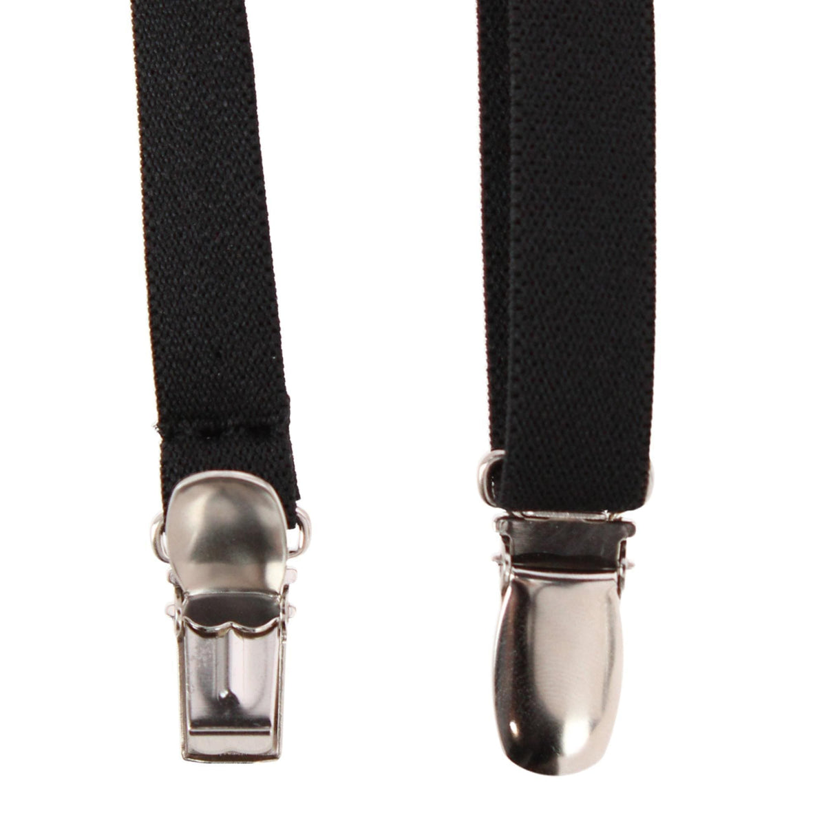 CTM® Kids' Elastic 1/2 Inch One Piece Adjustable Mitten Clips (2 Pack) - Black/Bright Purple