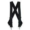 Elastic TSA Compliant Side Clip Suspenders with Swivel Hook Ends