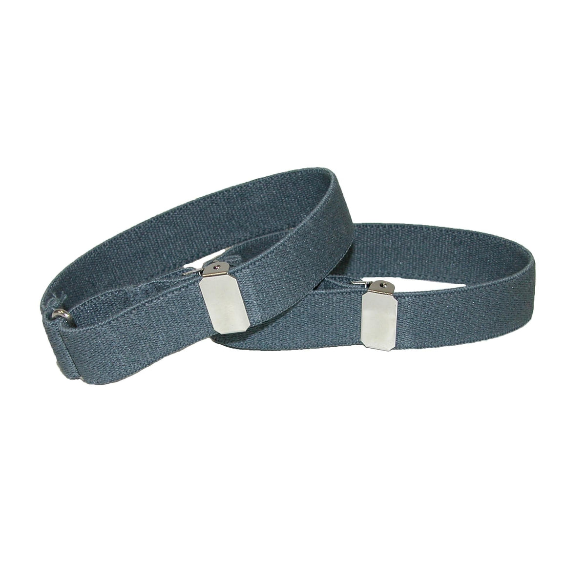 CTM® Elastic .75 Inch Wide Solid Color Adjustable Sleeve Garter