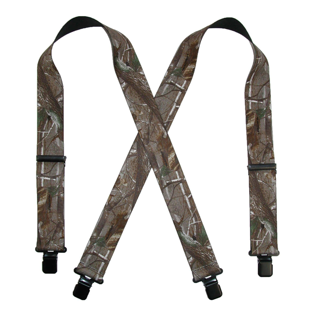 CTM® Men's Elastic Clip-End 2 Inch Realtree Camo Suspenders - Men's Elastic Clip-End 2 Inch Realtree Camo Suspenders
