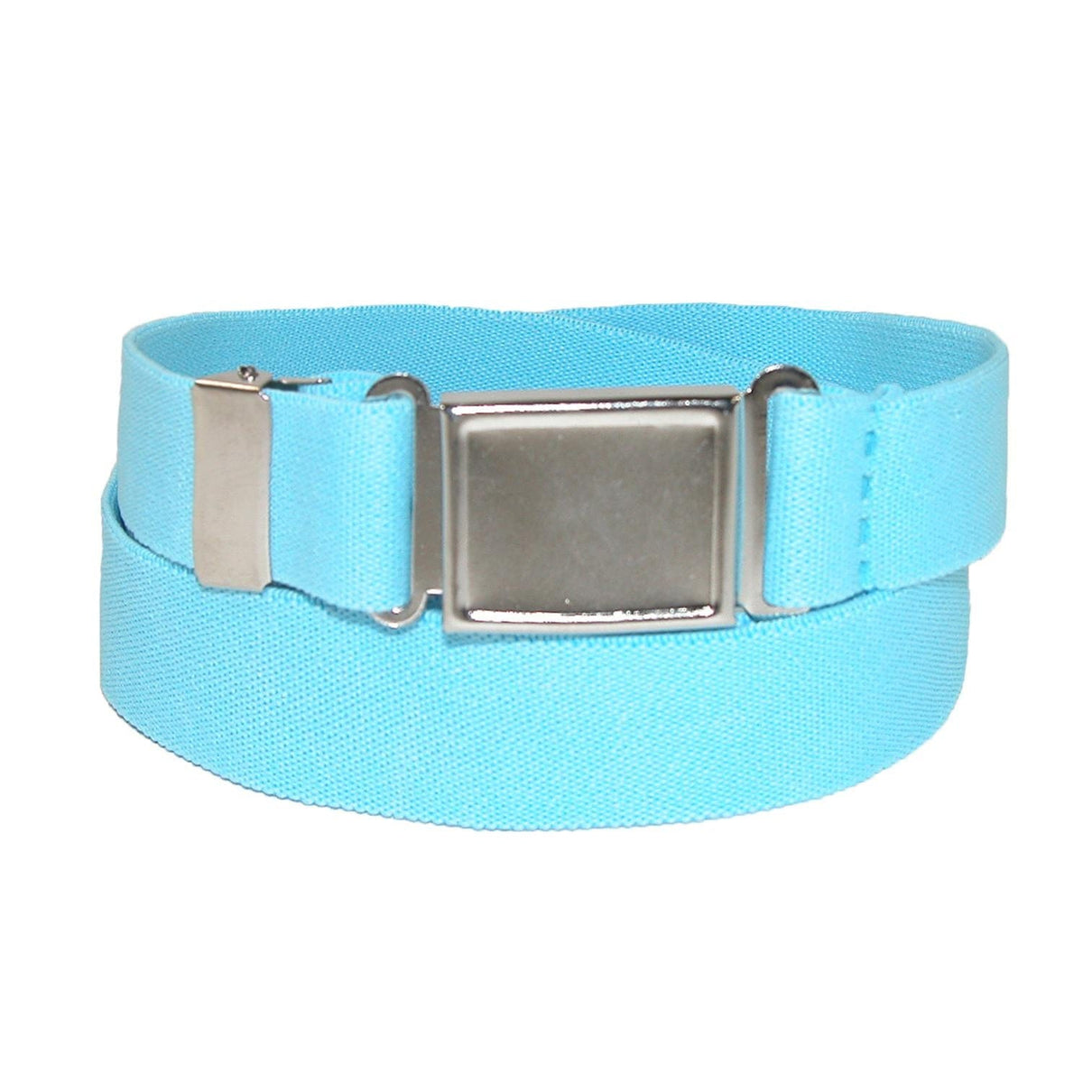 CTM® Plus Size Elastic Belt with Magnetic No Show Flat Buckle