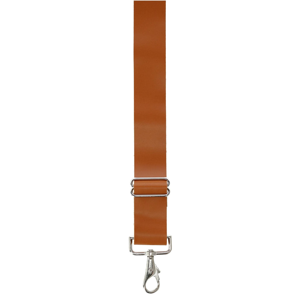 CTM® Men's Big & Tall Wide Leather Suspenders with Swivel Hook Ends - Tan