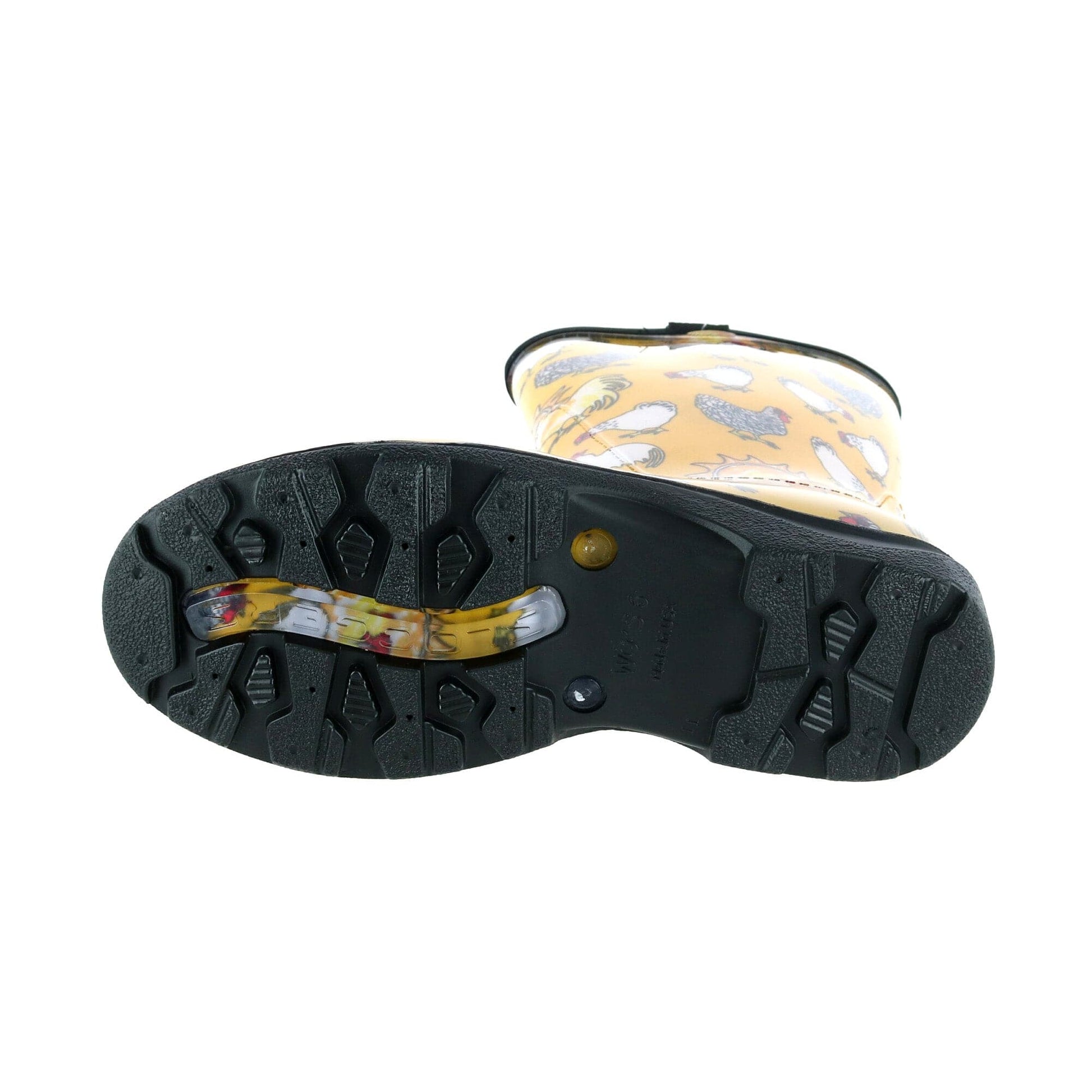 Sloggers Women's Chicken Print Rain and Garden Boots - Yellow