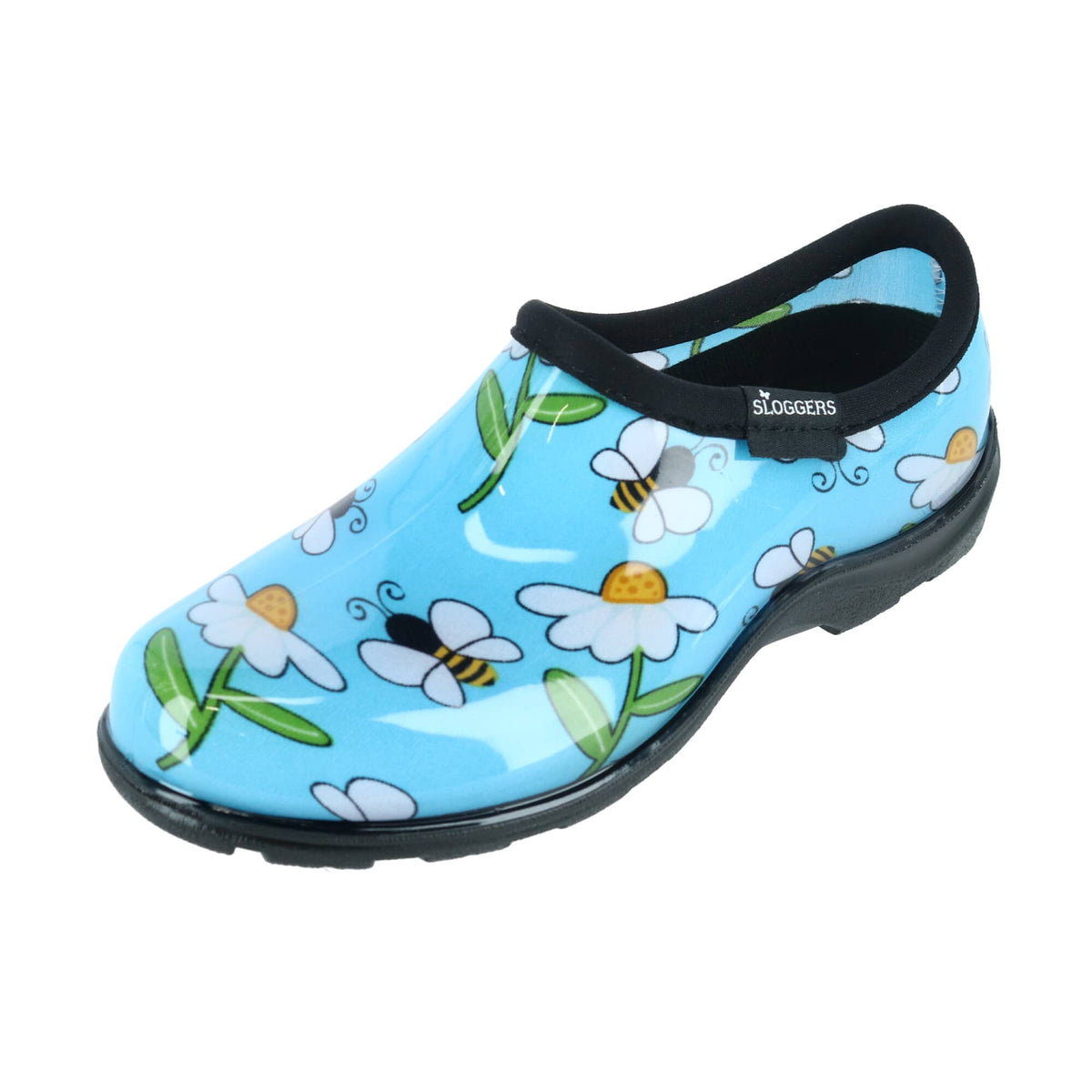 Sloggers Women's Bumble Bee and Flower Print Rain and Garden Shoes - Women's Bumble Bee and Flower Print Rain and Garden Shoes