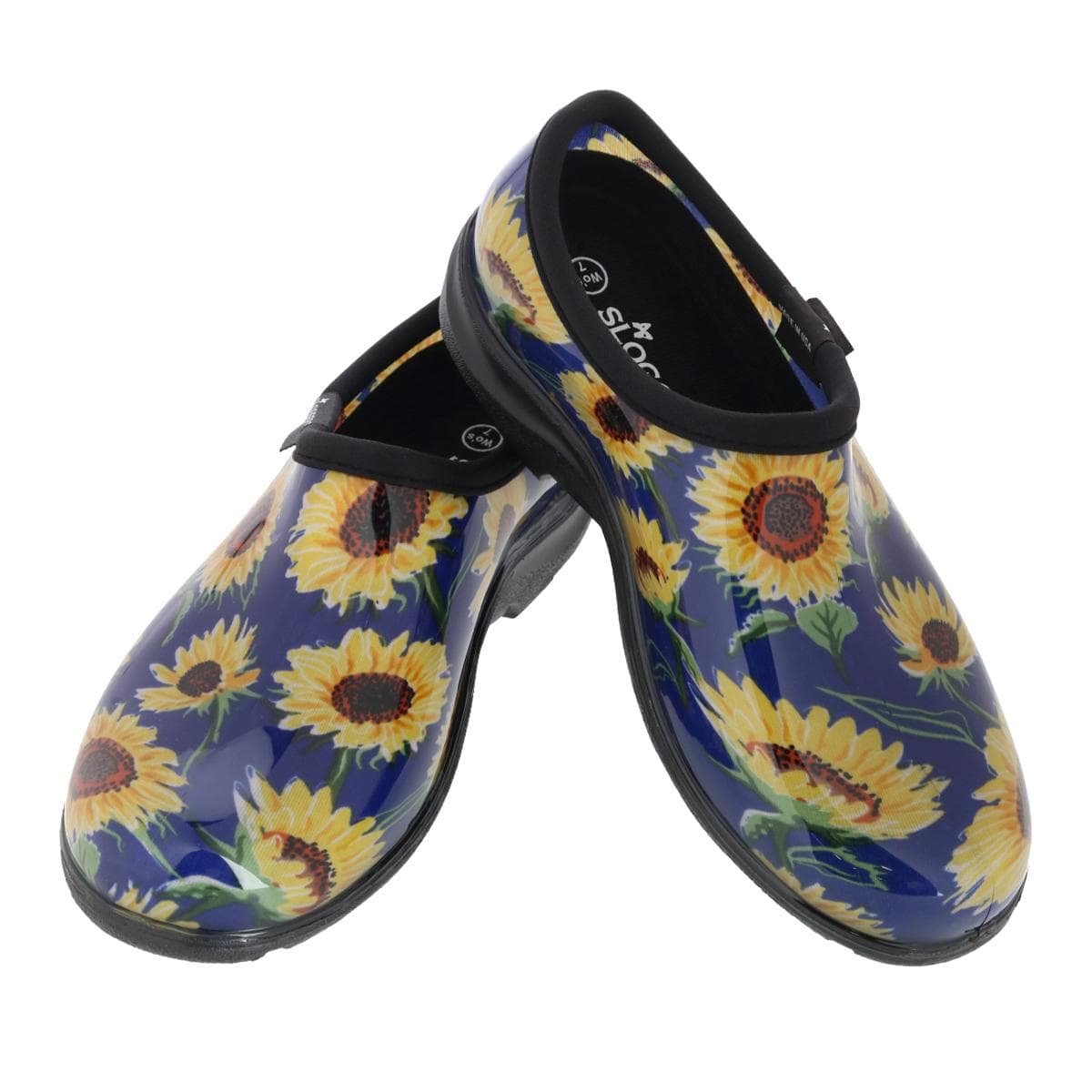 Sloggers Women's Sunflower Print Rain and Garden Shoes - Sunflower Blue