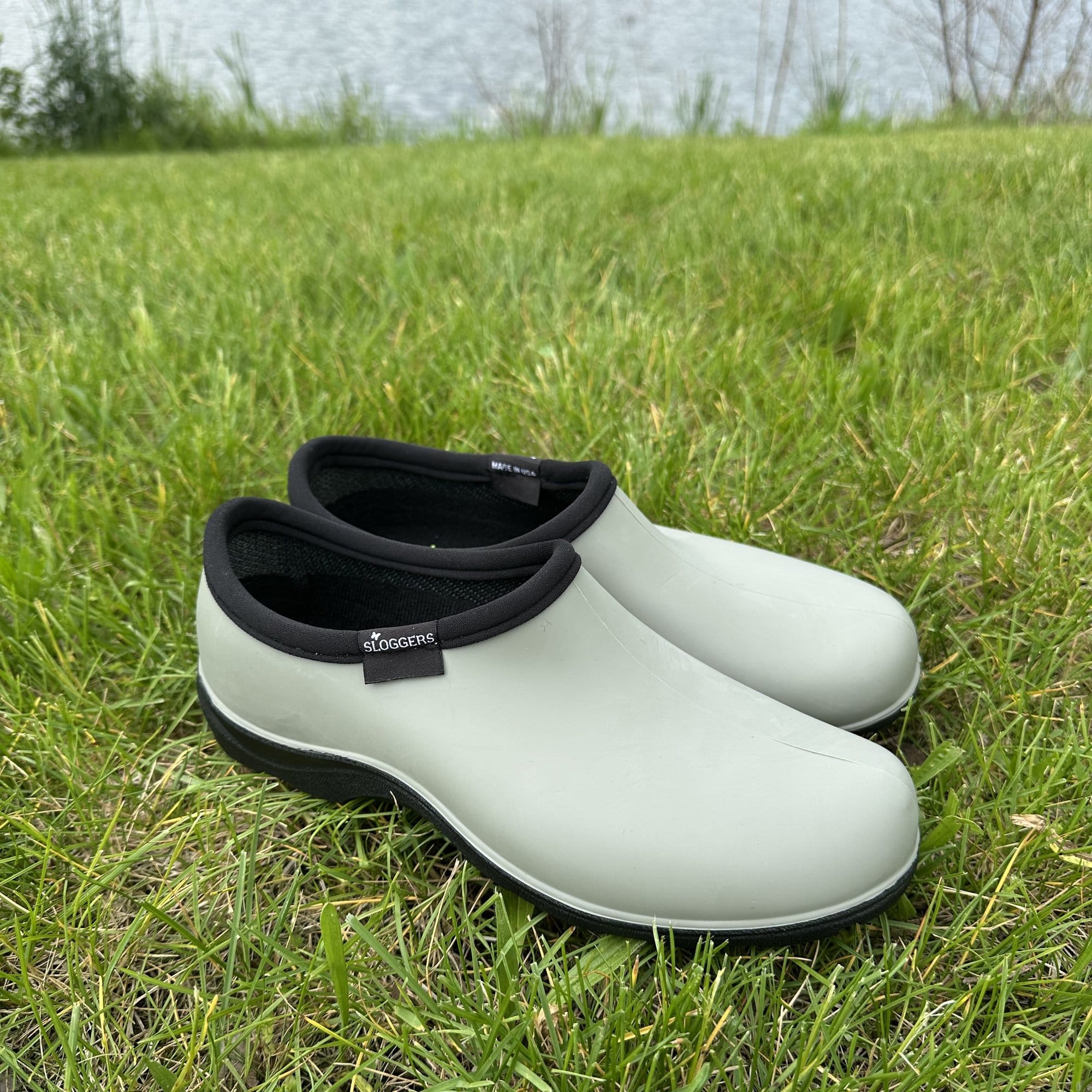 Sloggers Women's ProLite Waterproof Garden Rain Shoe - Sage Light Green