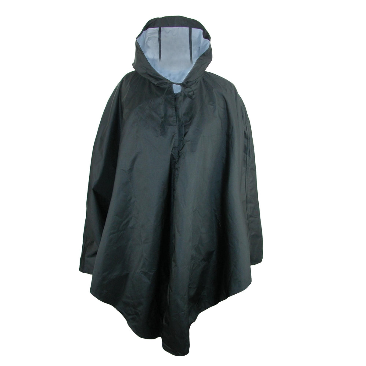 ShedRain Women's Solid Black Pouchable Poncho - Black
