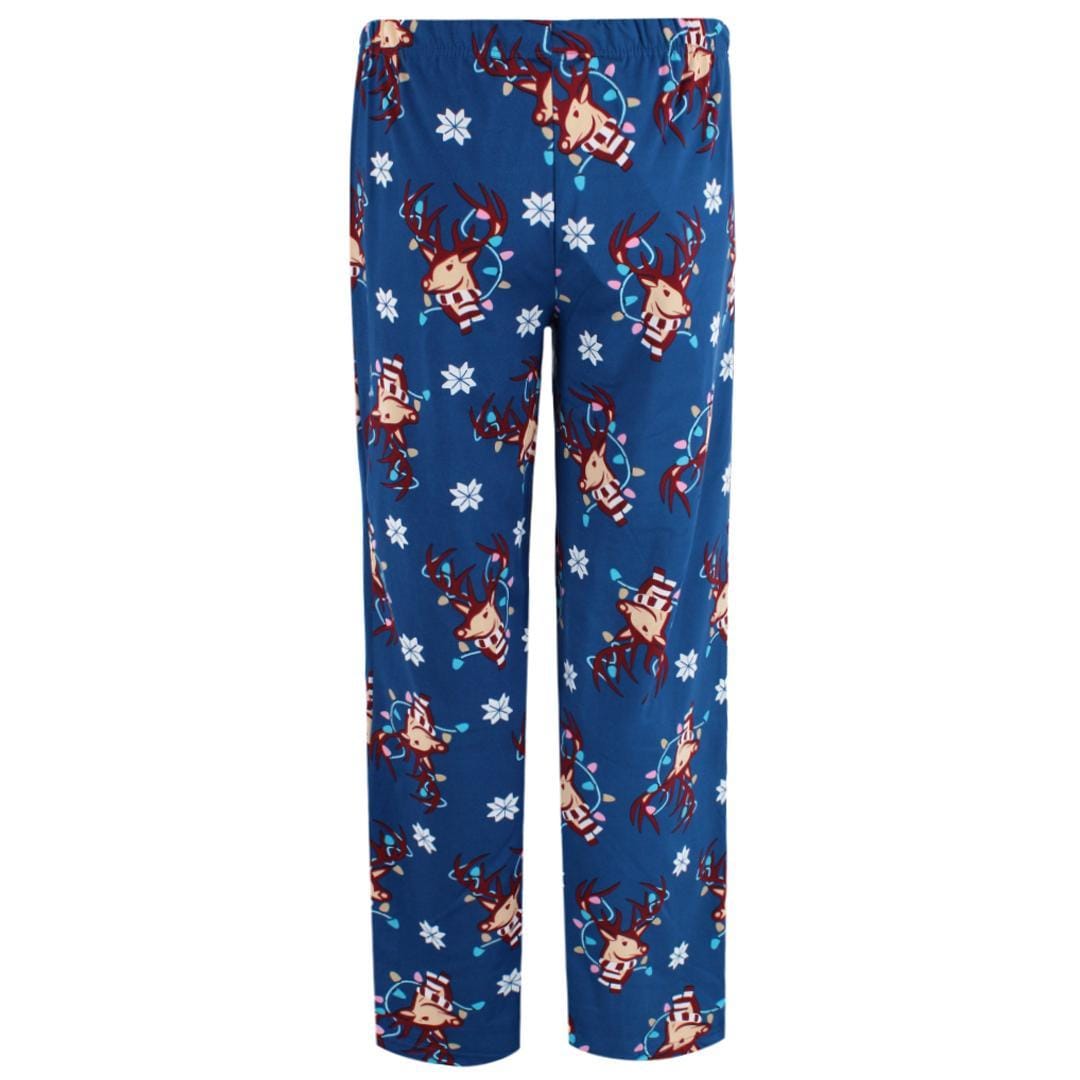 Cozy Couture Women's Holiday Printed Pajama Pants - Reindeer