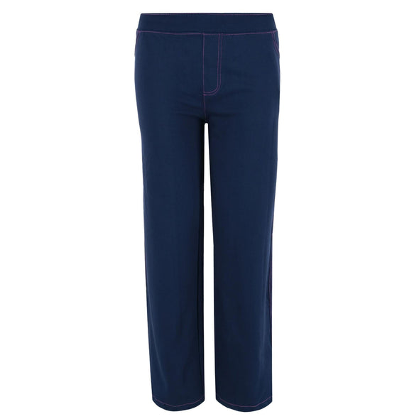 Women's Plus Size Denim Look Pajama Pants