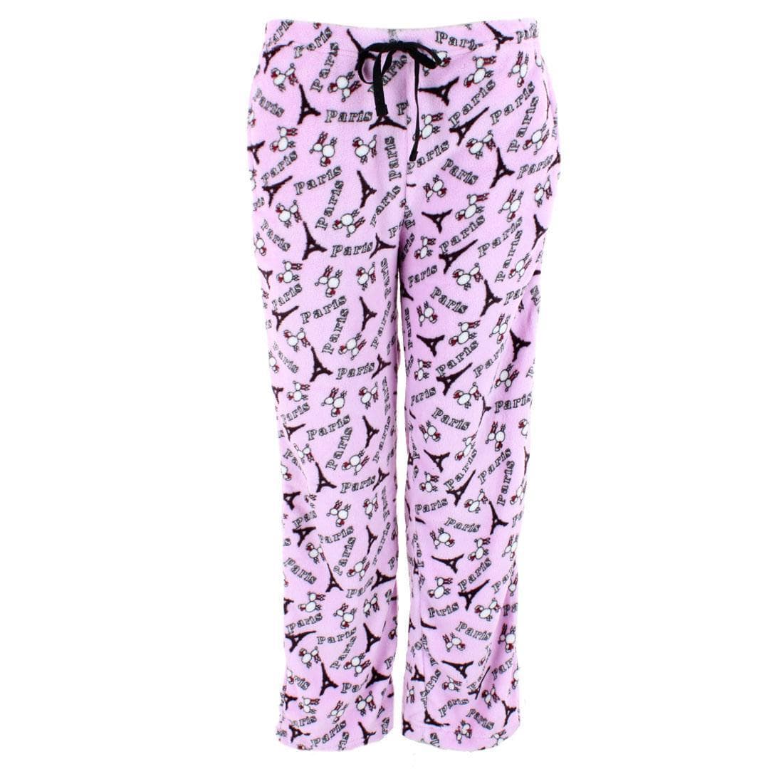 CTM® Women's Paris Poodle Pajama Pants - Women's Paris Poodle Pajama Pants
