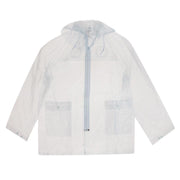 Adult Reusable Clear Rain Jacket with Hood