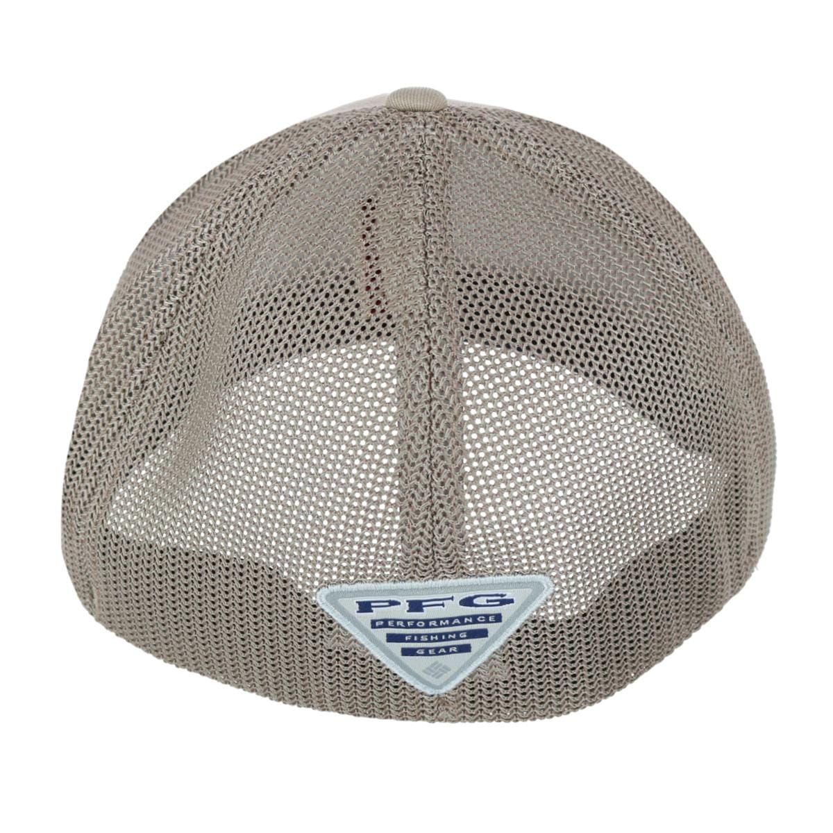 Columbia Men's PFG Fish Flag Flex Fit Mesh Back Cap - Beige