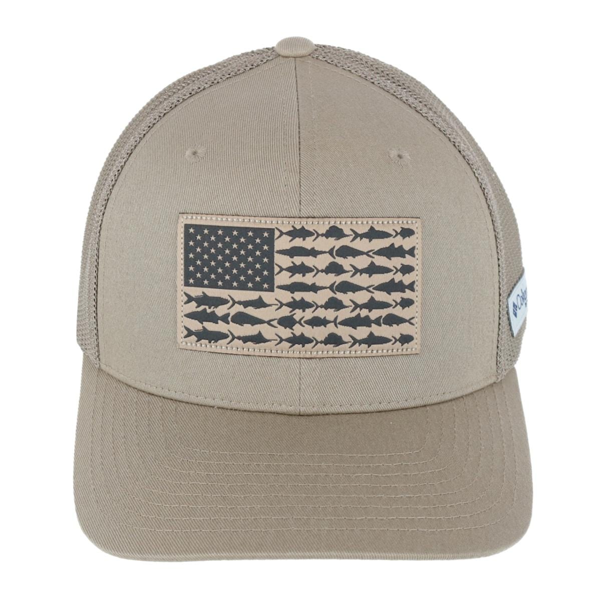 Columbia Men's PFG Fish Flag Flex Fit Mesh Back Cap - Men's PFG Fish Flag Flex Fit Mesh Back Cap