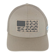 Men's PFG Fish Flag Flex Fit Mesh Back Cap