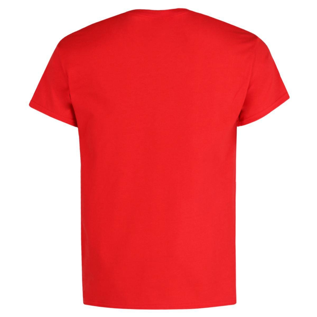 Gildan Men's Crew Neck Cotton T Shirt - Red