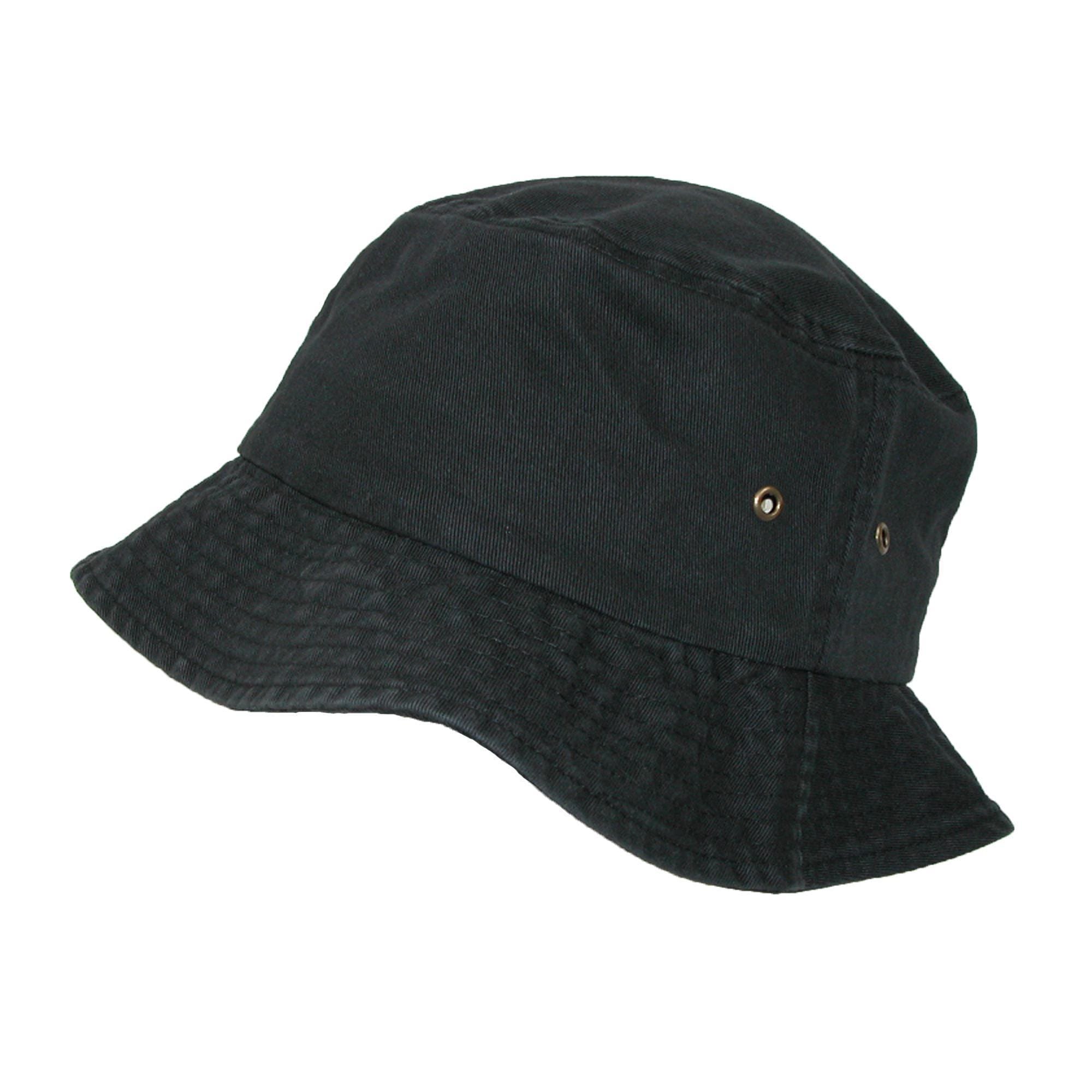 Cotton Twill Packable Travel Bucket Hat