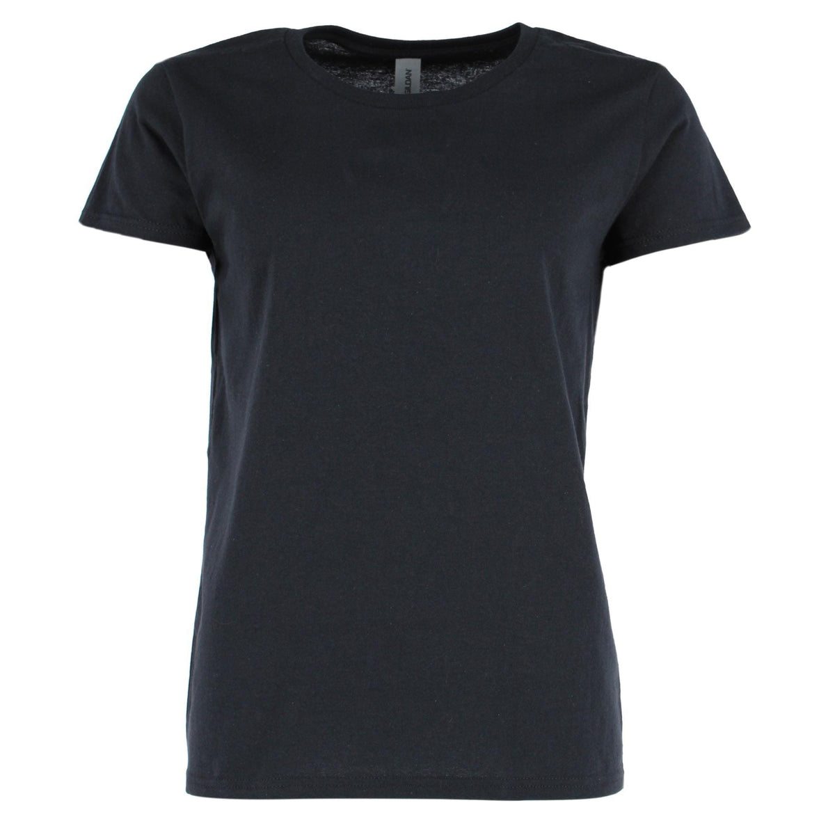 Gildan Women Cotton Crew Neck T Shirt - Black