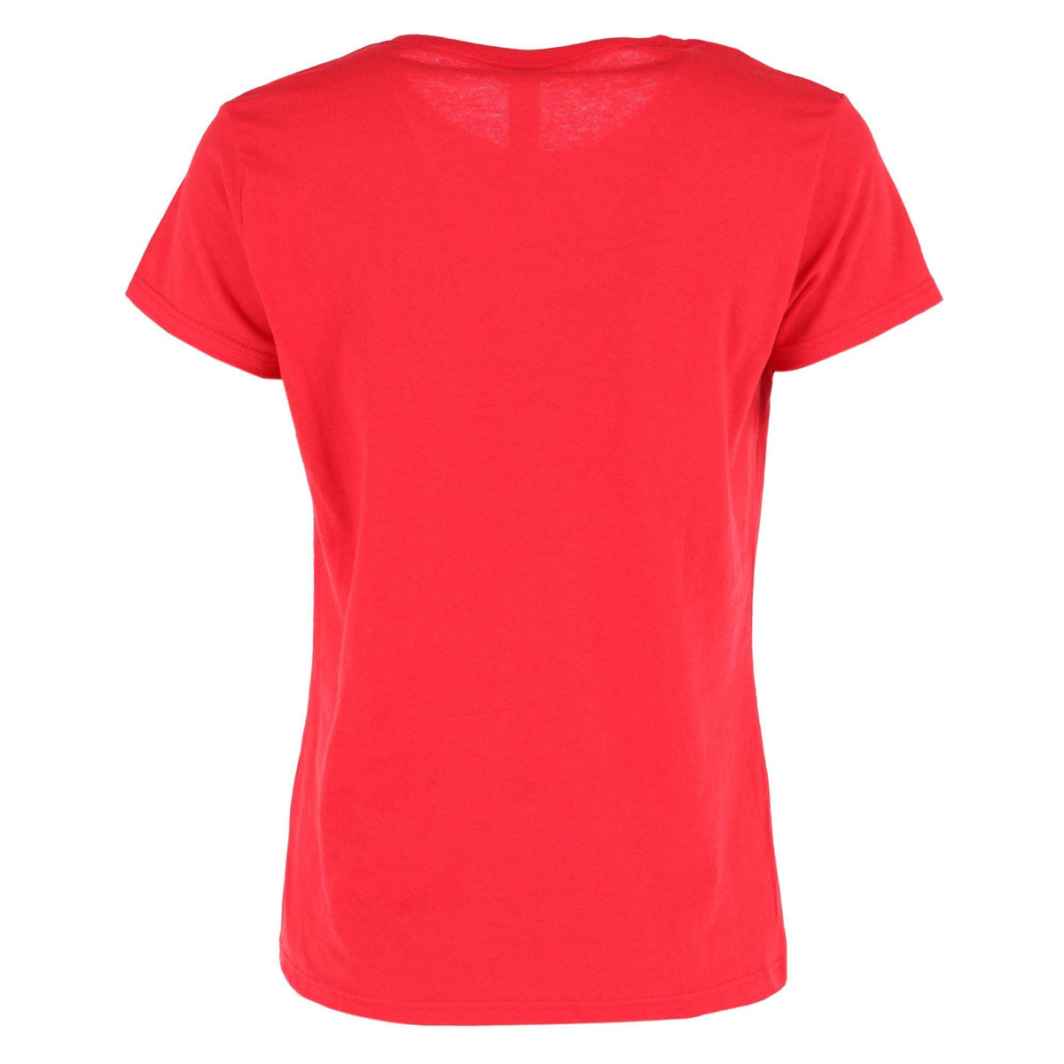 Gildan Women Cotton Crew Neck T Shirt - Red