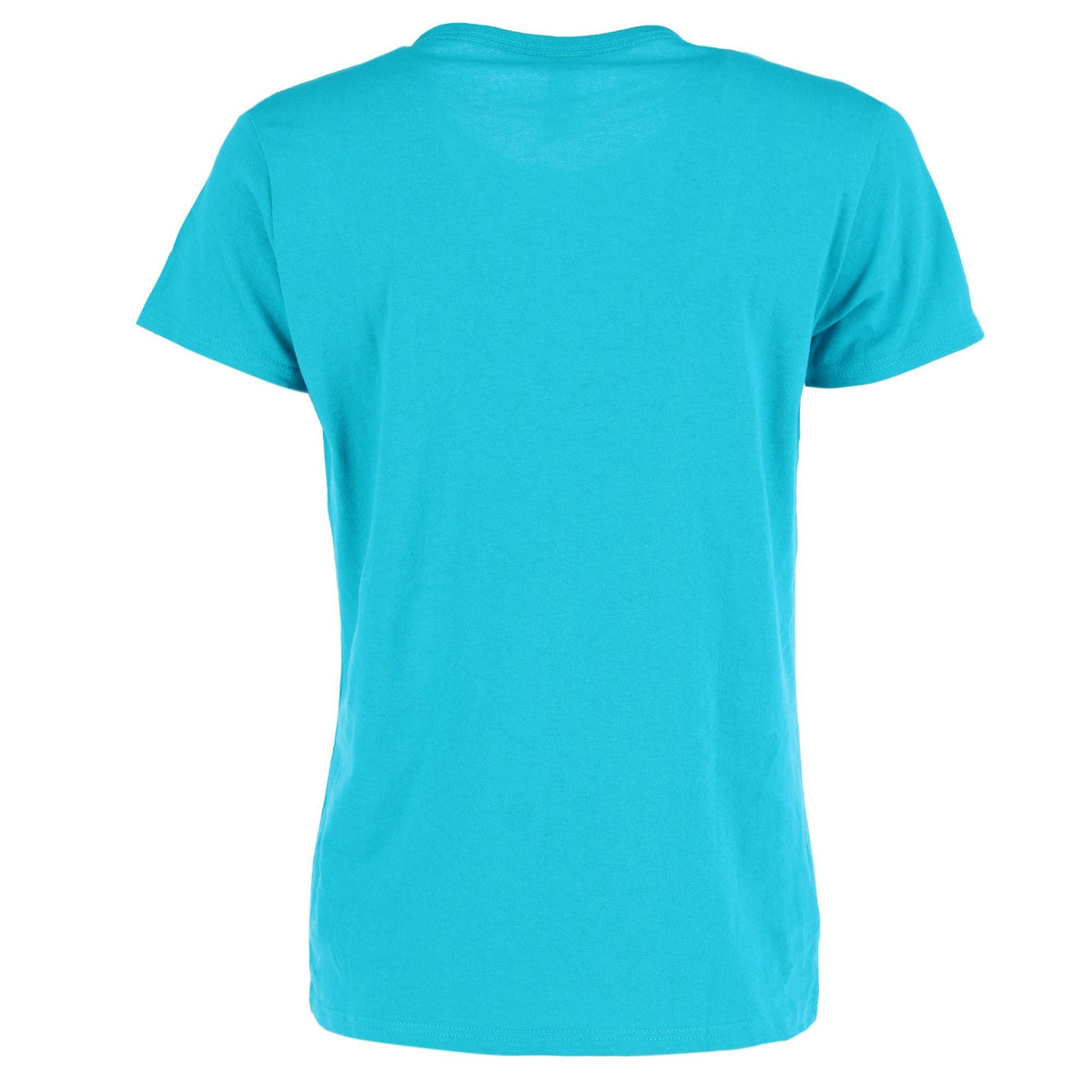 Gildan Women Cotton Crew Neck T Shirt - Tropical Blue