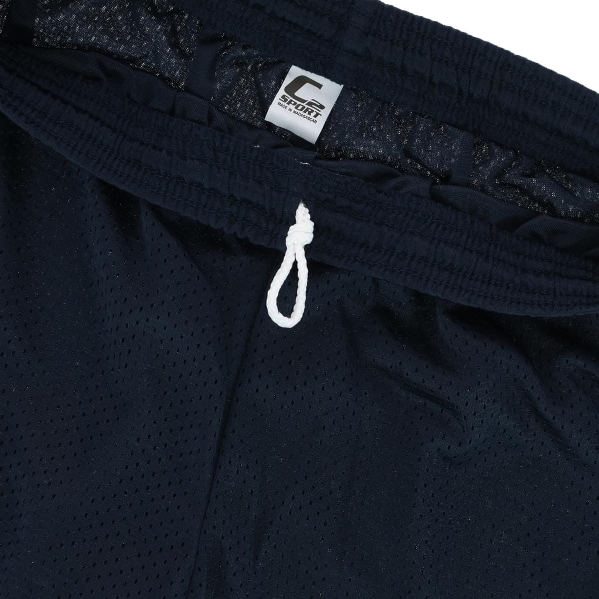 CTM® Men's Big & Tall Mesh 9-Inch Athletic Shorts - Navy