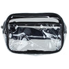 Unisex Clear Stadium 2-Pocket Fanny Pack/Crossbody Bag