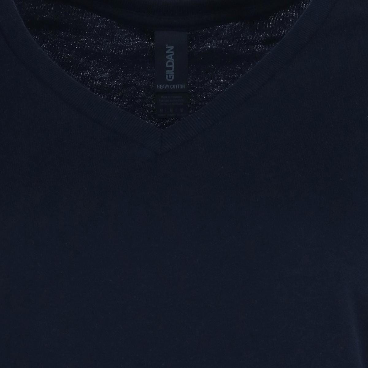 Gildan Women's Plus Size V-neck Cotton Short Sleeve Tee - Black