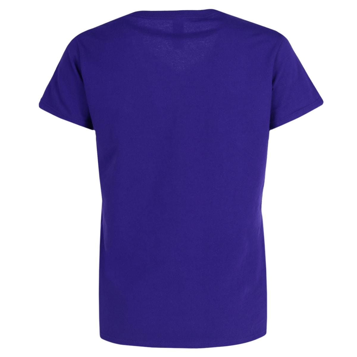 Gildan Women's Plus Size V-neck Cotton Short Sleeve Tee - Purple