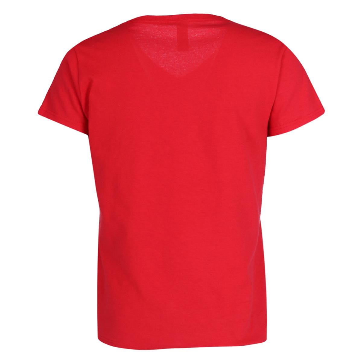 Gildan Women's Plus Size V-neck Cotton Short Sleeve Tee - Red