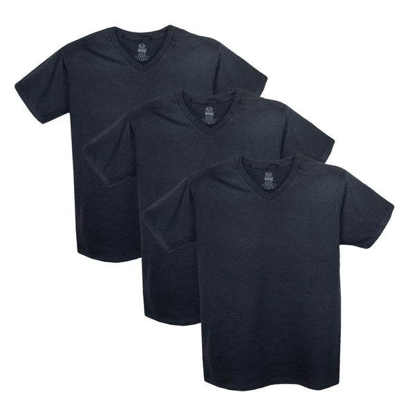 Men's V Neck Cotton T Shirt (Pack of 3)