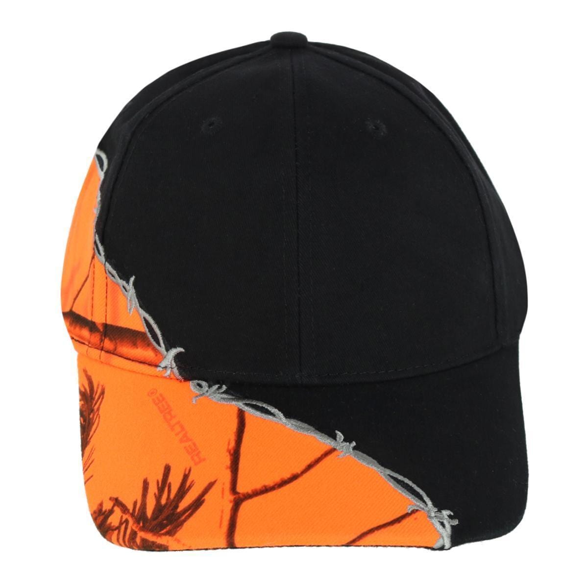 CTM® Kati Unisex Barbed Wire Embroidered Camo Baseball Cap - Kati Unisex Barbed Wire Embroidered Camo Baseball Cap