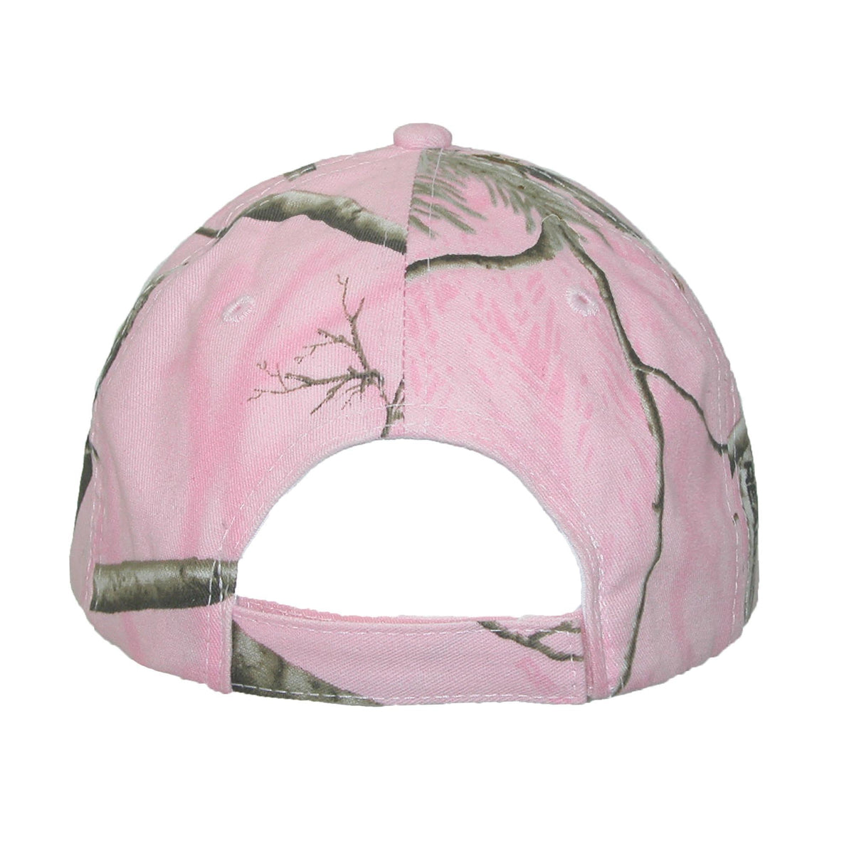 CTM® Women's Kati Treestand Pink Camo Baseball Hat - Pink Real Tree