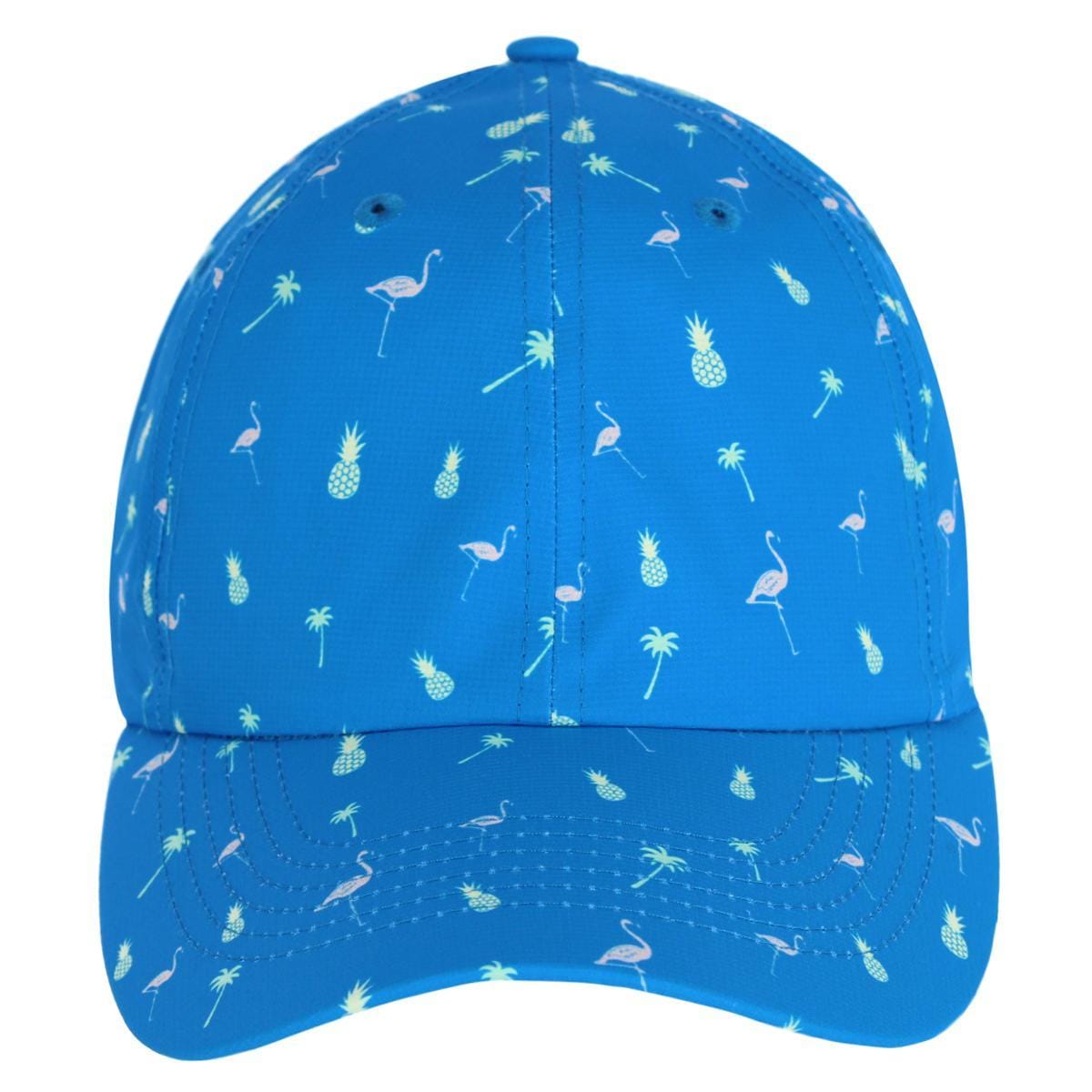 CTM® Men's Alter Ego Tropical Golf Baseball Cap - Blue