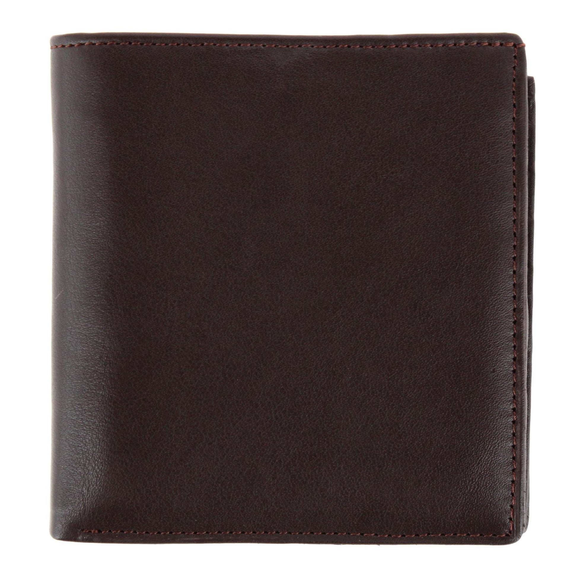 CTM® Men's Napa Leather RFID Hipster Wallet with Middle Flap