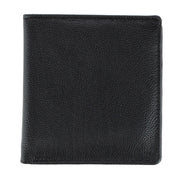 Men's Napa Leather RFID Hipster Wallet with Middle Flap