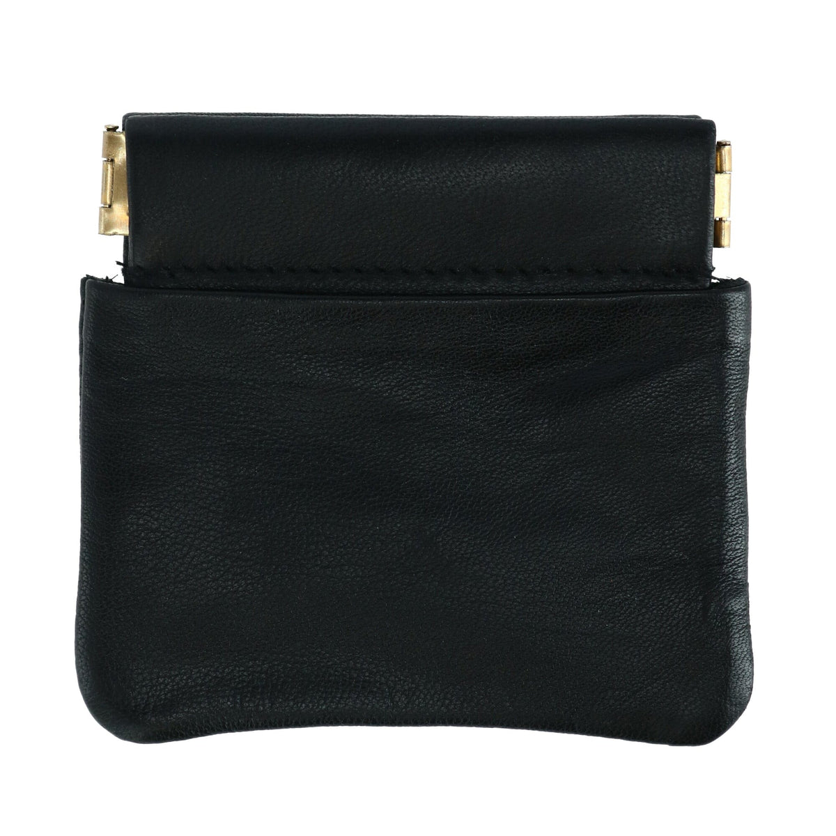 CTM® Leather Push Mouth Coin Wallet with Card Slots - Leather Push Mouth Coin Wallet with Card Slots