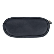 Napa Leather Zip Around Double Eyeglass Case Holder