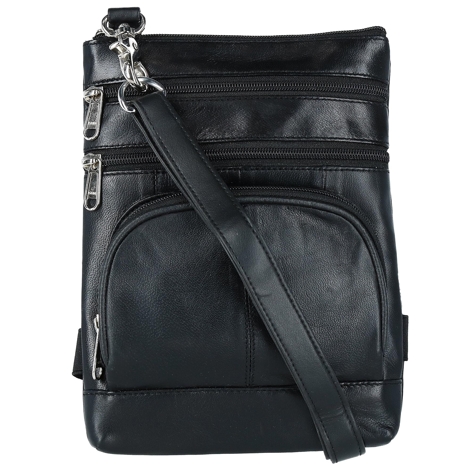Leather Biker Hook Waist Belt Bag with Thigh Strap by CTM | Classic ...