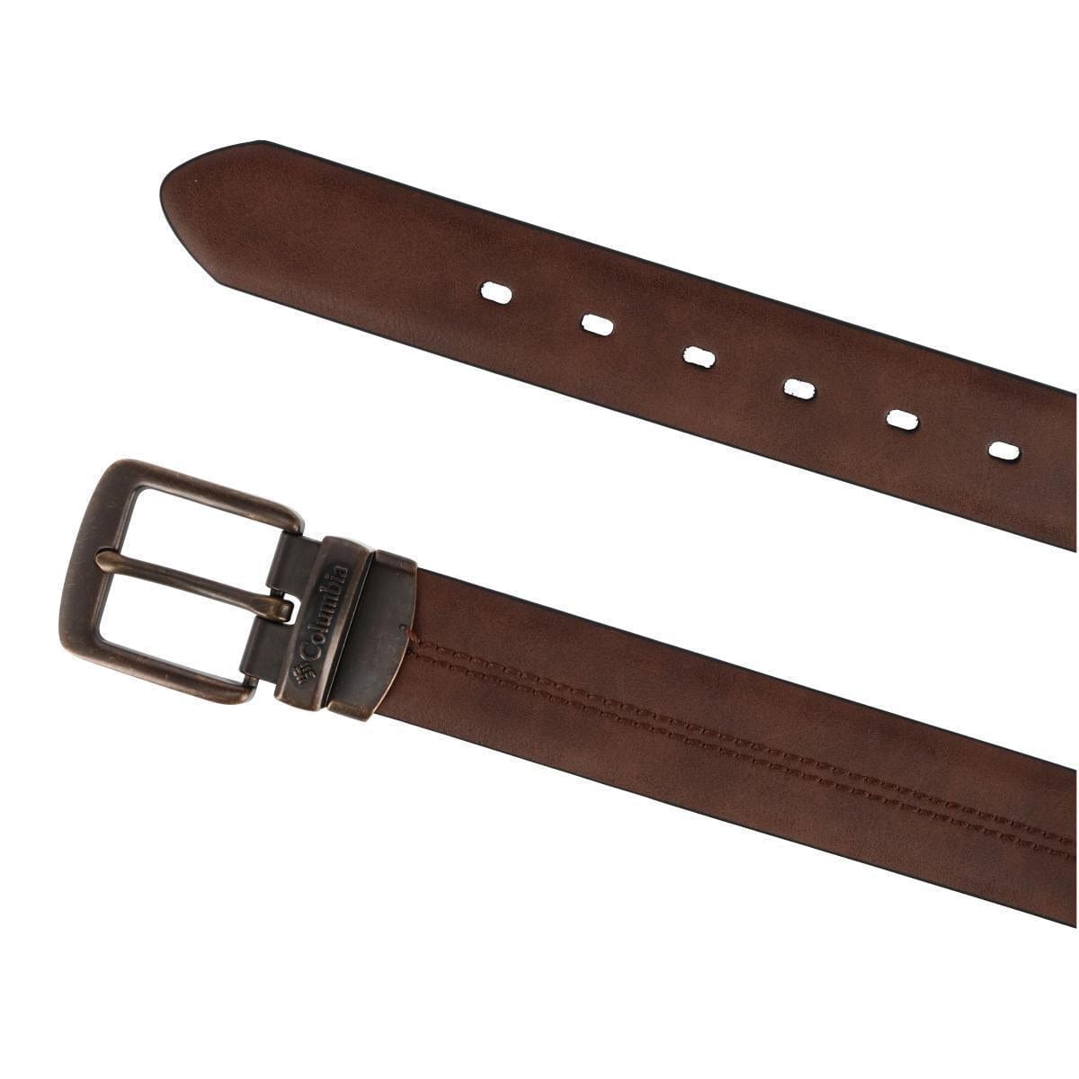 Columbia Men's 38mm Reversible Jean Belt with Active Stretch - Black/Brown