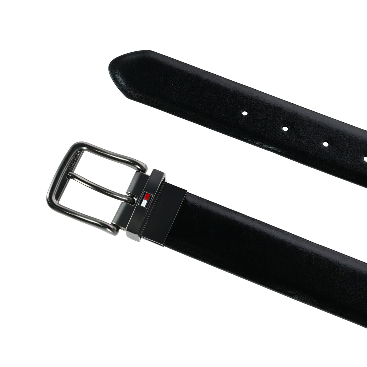 Tommy Hilfiger Men's Stretch Leather Reversible Belt - Tan to Black