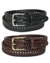 Men's Burnished Handlaced Braided Belt (Pack of 2)
