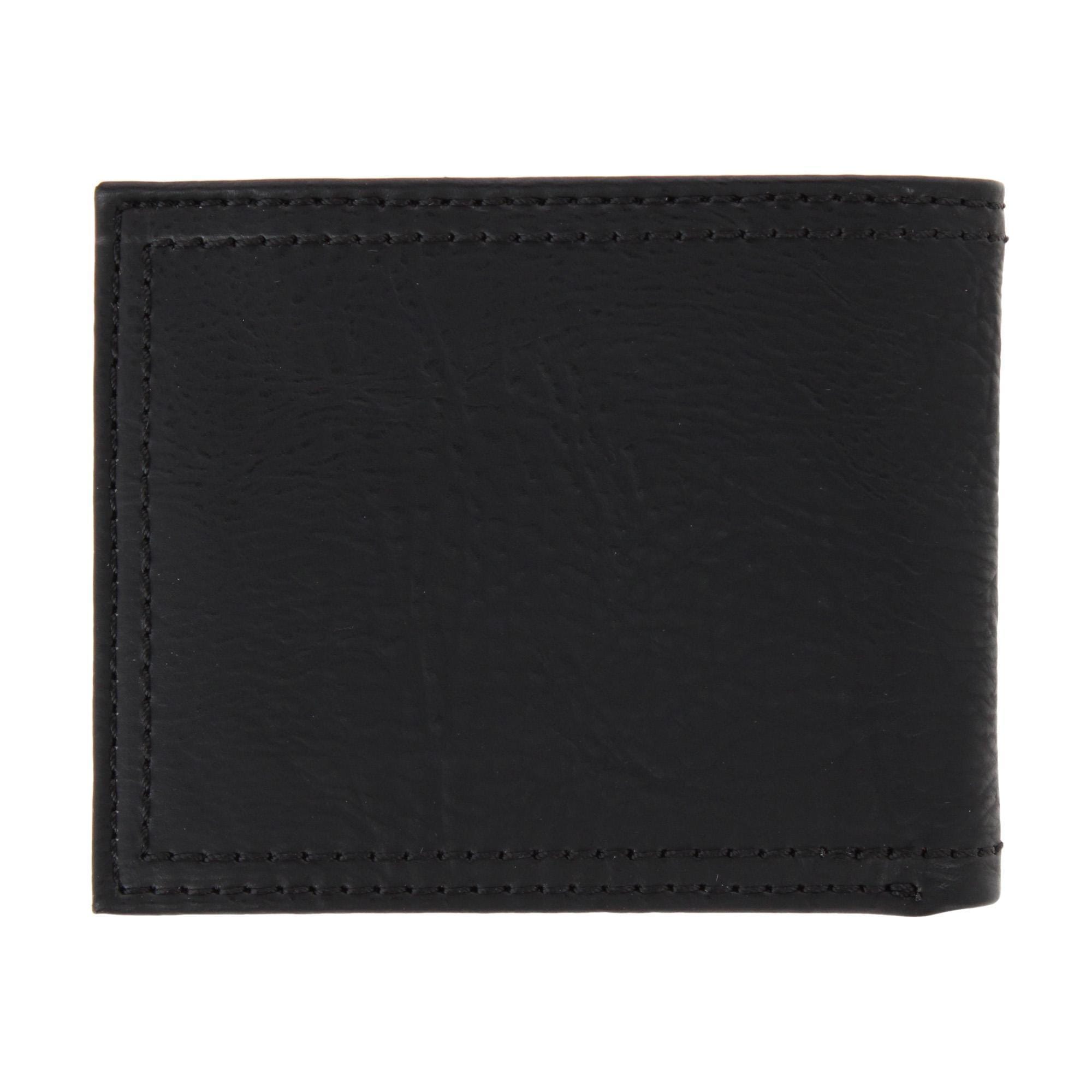 Columbia Men's Leather RFID Protected Extra Capacity Slim Bifold Wallet - Black