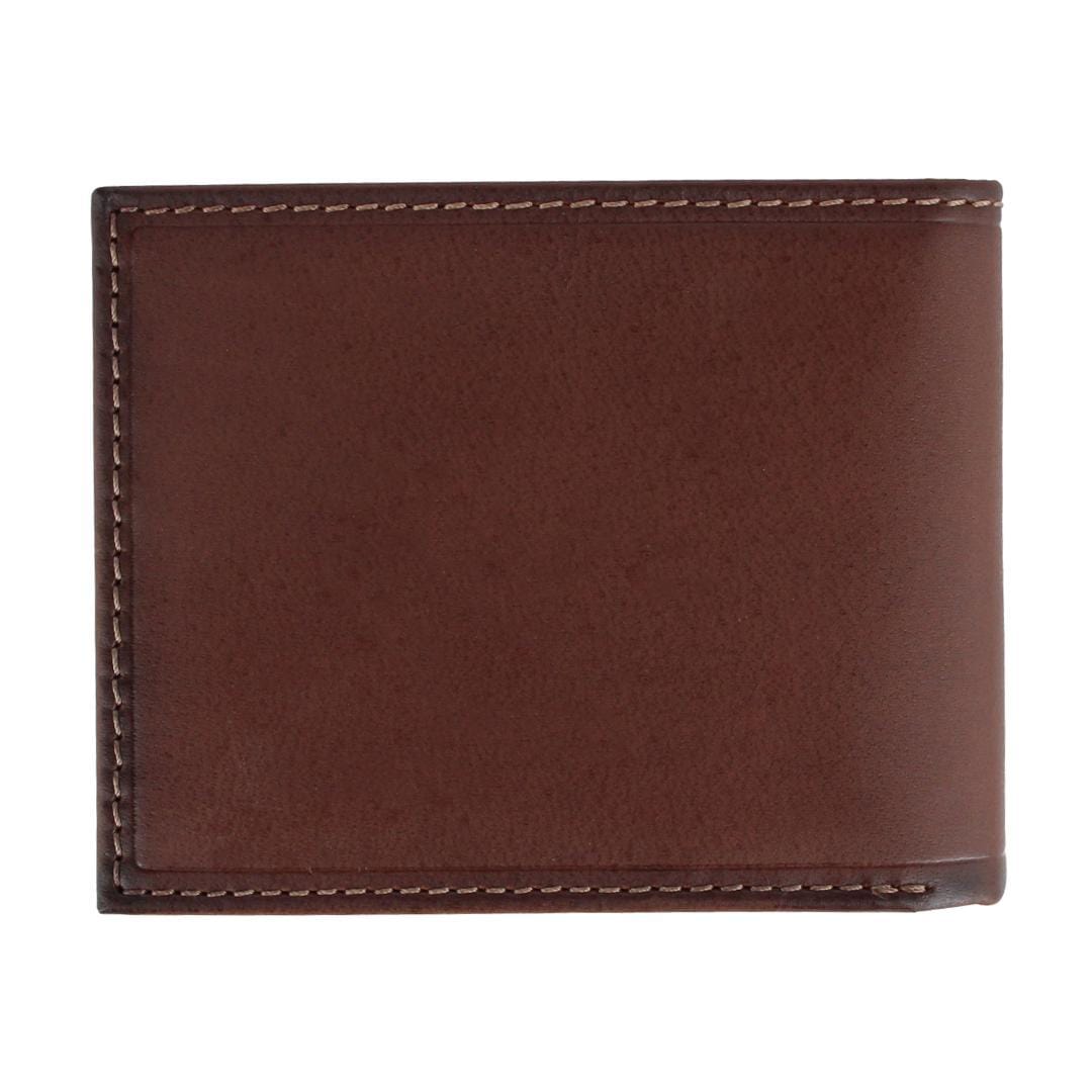 Columbia Men's Leather RFID Extra Capacity Bifold Wallet - Tan