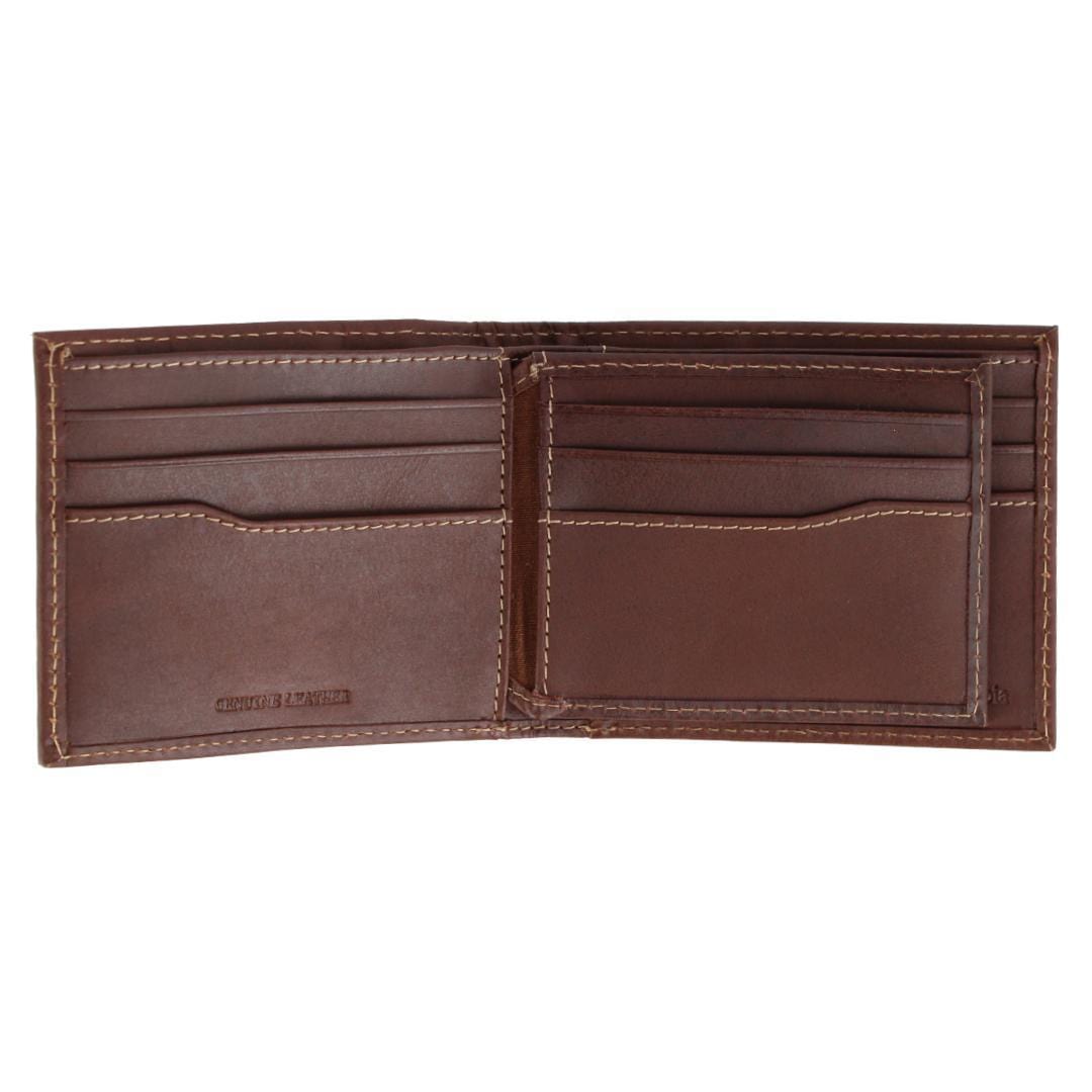 Columbia Men's Leather RFID Extra Capacity Bifold Wallet - Tan