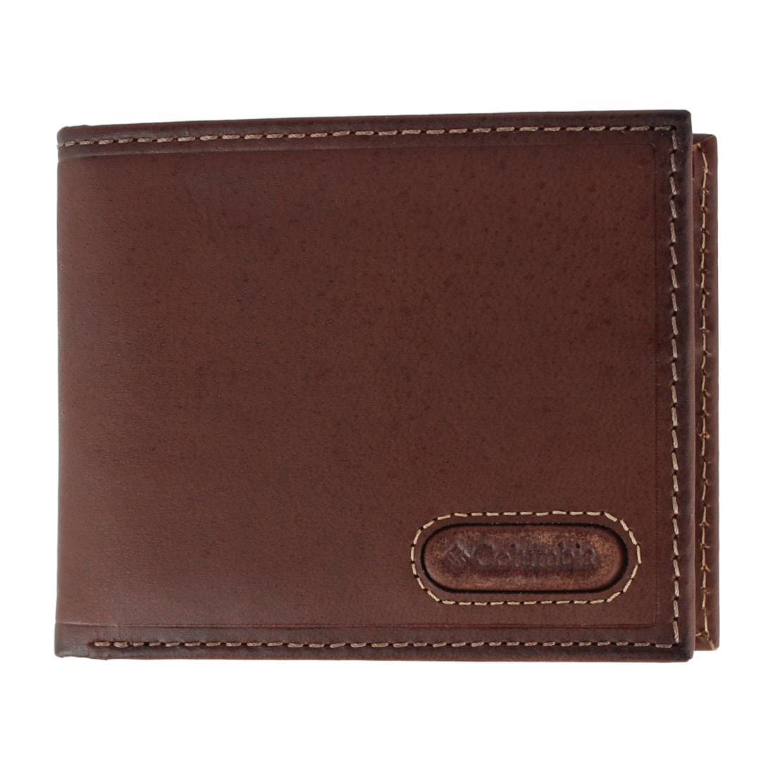Columbia Men's Leather RFID Extra Capacity Bifold Wallet - Men's Leather RFID Extra Capacity Bifold Wallet