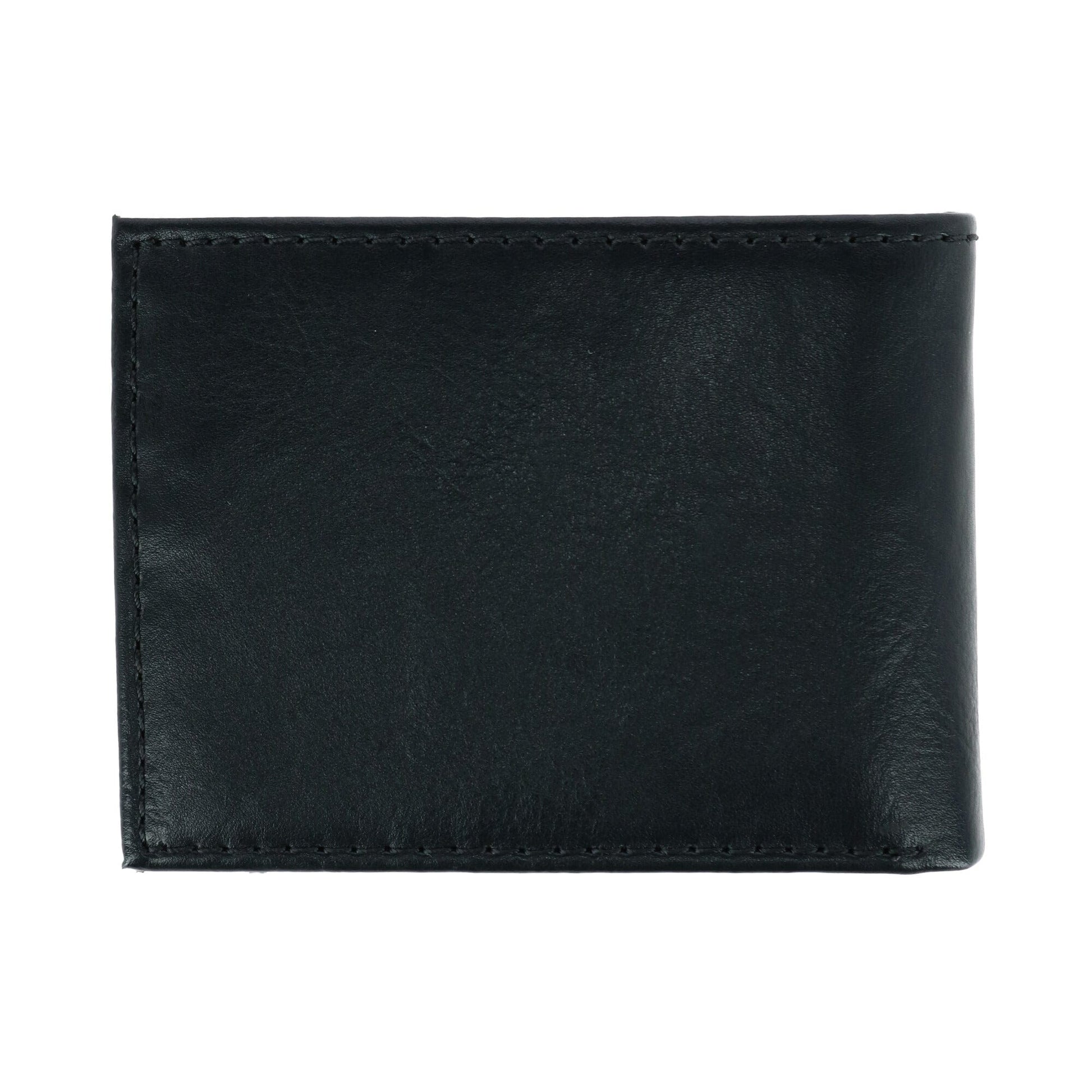Columbia Men's Leather RFID Bifold Wallet with Exterior Pocket - Black