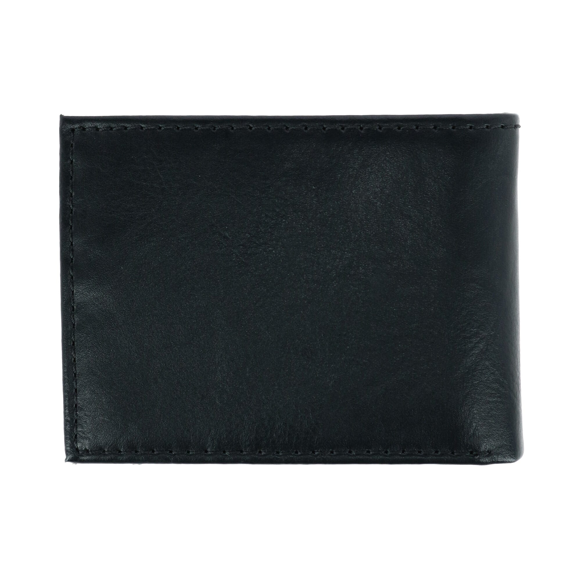 Columbia Men's Leather RFID Bifold Wallet with Exterior Pocket - Black