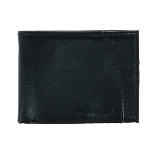 Men's Leather RFID Bifold Wallet with Exterior Pocket