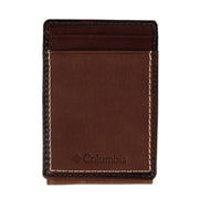 Men's Leather RFID Front Pocket Wallet with Magnetic Money Clip