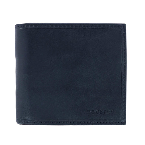 Men's Leather Hipster Bifold Wallet with Passcase