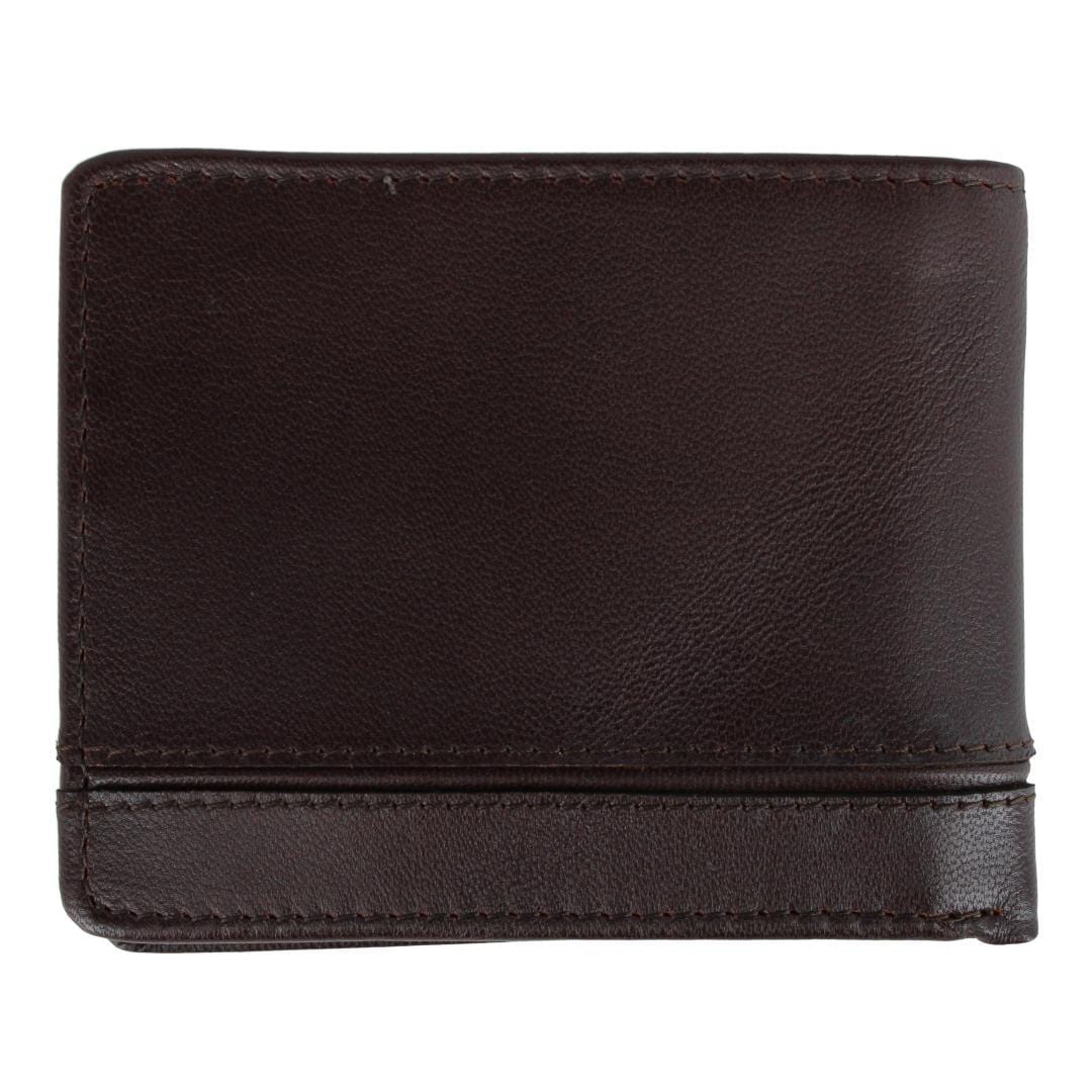 Dockers Men's Leather RFID Extra Capacity Passcase Wallet - Cordovan